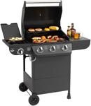 El Fuego Gasgrill "Columbus 3+1" BxTxH: 117,5x58,5x107,5 cm