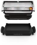Tefal Kontaktgrill "OptiGrill+ XL inkl. Backschale, manueller Modus mit 4