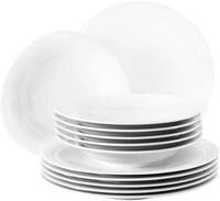 Seltmann Weiden Tafelservice "Geschirr-Set Trio" Geschirr, Teller Set, wei&szlig;,...