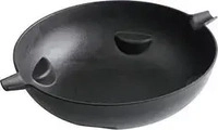 Tepro Wok Guss-Wok-Einleger, &Oslash;xH: 35,3 &times; 10 cm schwarz