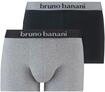 Bruno Banani Boxer "Flowing" 2er Pack, mit kontrastreichem Logobund