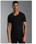 Funktionsshirt TRIGEMA "TRIGEMA T-Shirt aus Merinowolle", Herren, Gr. XL, schwarz,