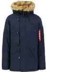 Winterjacke ALPHA INDUSTRIES "Explorer", Herren, Gr. XXL, blau (rep.blau),