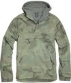 Anorak BRANDIT "Brandit Herren Fleece Pull Over Windbreaker", Herren, Gr. 5XL, olive