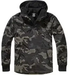 Anorak BRANDIT "Brandit Herren Pull Over Windbreaker", Herren, Gr. M, schwarzcamo,
