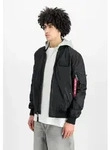 Bomberjacke ALPHA INDUSTRIES "MA-1 TT Hood Light", Herren, Gr. S, schwarz,