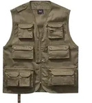 Funktionsweste BRANDIT "Brandit Herren Hunting Vest", Herren, Gr. 3XL, olive, 80%