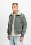 Bomberjacke ALPHA INDUSTRIES "B15-3 TT", Herren, Gr. XXL, gr&uuml;n (vintage gr&uuml;n), Web,