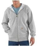 Funktions-Kapuzensweatjacke CARHARTT "Sweat", Herren, Gr. XXL, grau (erdgrau),