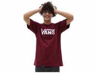 T-Shirt VANS "MN CLASSIC" Gr. L, rot (burgundy, white) Herren Shirts T-Shirts mit