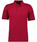 Poloshirt RAGMAN, Herren, Gr. M, rot (beere), Piqu&eacute;, 61% Baumwolle, 39%...
