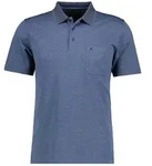 Poloshirt RAGMAN, Herren, Gr. M, blau (marineblau), Piqu&eacute;, 60% Baumwolle, 40%