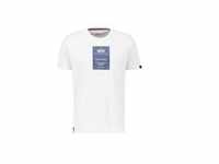 T-Shirt ALPHA INDUSTRIES "ALPHA Men - T-Shirts Rainbow Reflective Label T" Gr. 2XL,