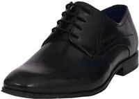 bugatti Schn&uuml;rschuh, Blockabsatz, Abendschuh, Businessschuh, Festtagsschuh,