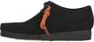 Schn&uuml;rschuh CLARKS "Wallabee Black", Herren, Gr. 40, schwarz, Leder, Schuhe