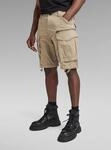 Cargohose G-STAR "Rovic Zip Relaxed Shorts", Herren, Gr. 36, beige (dune),