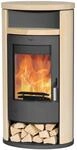 Fireplace Kaminofen ""Alicante Loticstone"" edler Sandstein, Tee- und Holzfach
