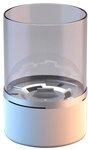 TENDERFLAME Tischfeuer "Turm" mit Glasring