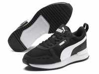 Laufschuh PUMA "R78 Sneakers Jugendliche" Gr. 37.5, schwarz-weiß (black white)