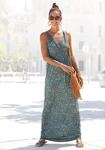 Maxikleid LASCANA "mit verstellbarem Ausschnitt und gesmokter Taille, Jerseykleid",