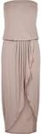 URBAN CLASSICS Shirtkleid "Urban Classics Damen Ladies Viscose Bandeau Dress" 1 Stk.