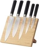 ECHTWERK Magnet-Messerblock 6 incl. Damaszener Messer-Set, ergonomischer...
