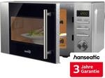 HANSEATIC Mikrowelle "656920", silber (edelstahlfarben), B:44cm H:26cm T:34cm,