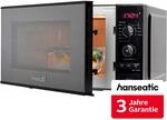 Hanseatic Mikrowelle "63147329" Grill Mikrowelle 800 W inkl. 3 Jahre