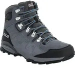 Wanderschuh JACK WOLFSKIN "REFUGIO TEXAPORE MID M", Herren, Gr. 47, grau (grau,