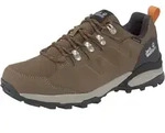 Wanderschuh JACK WOLFSKIN "REFUGIO TEXAPORE LOW W", Damen, Gr. 41, braun, Textil,