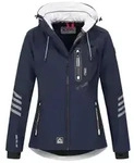 Softshelljacke ARCTIC SEVEN "ASNicolia", Damen, Gr. XS, blau (navy, wei&szlig;),