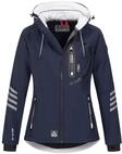 Softshelljacke ARCTIC SEVEN "ASNicolia", Damen, Gr. XS, blau (navy, wei&szlig;),