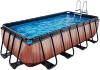 EXIT Framepool BxLxH: 200x400x100 cm, mit Sandfilterpumpe und Sicherheitsleiter