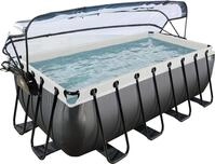 EXIT Framepool "inkl. multifunktionaler Poolabdeckung" BxLxH: 200x400x122 cm,...