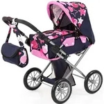 Kombi-Puppenwagen BAYER "City Star, blau/Sterne", blau (blau, sterne), Puppenwagen,