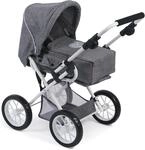 Kombi-Puppenwagen CHIC2000 "Leni", grau (jeans grau), Puppenwagen, KinderB:37cm