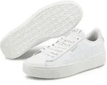 Sneaker PUMA "VIKKY STACKED L", Damen, Gr. 38,5, wei&szlig; (puma wei&szlig;, puma wei&szlig;),