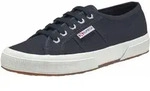 Sneaker SUPERGA "Cotu Classic", Damen, Gr. 38, blau (navy, wei&szlig;), Textil, unifarben,
