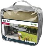 Windhager Sonnensegel "Capri, Quadrat Segel zur Beschattung von Garten, Terrasse,