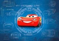 Komar Fototapete "Cars3 Blueprint - Gr&ouml;&szlig;e 368 x 254 cm" bedruckt glatt Kinderzimmer