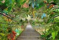 Komar Fototapete "Wild Bridge - Gr&ouml;&szlig;e 368 x 254 cm" bedruckt glatt Wohnzimmer,