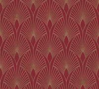 living walls Vliestapete "New Walls 50s Glam Art Deco Optik" Barock gemustert 