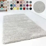Hochflor-Teppich ESPRIT "Relaxx ESP-4150" Gr. 4, grau (hellgrau, creme, meliert),