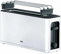 Braun Toaster "PurEase HT 3110 WH - 2 Langschlitze, 7 Stufen, Auftau-