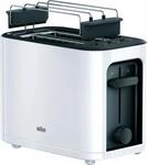 Braun Toaster "PurEase HT 3010 WH - 2 Schlitze, 7 Stufen, Auftau-...