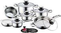 CS Koch-Systeme Topf-Set "Aurich" Set, Bratentopf 16/20/24cm, Stieltopf 16cm, Pfanne