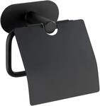 WENKO Toilettenpapierhalter "Orea" mit Deckel, Befestigen ohne Bohren