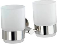 WENKO Zahnputzbecher "Bosio" aus satiniertem Glas