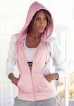 Bench. Loungewear Kapuzensweatjacke mit farblich abgesetzten &Auml;rmeln, Loungeanzug