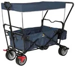Bollerwagen PINOLINO "Paxi dlx Comfort", blau (marine), Bollerwagen, Kinder,